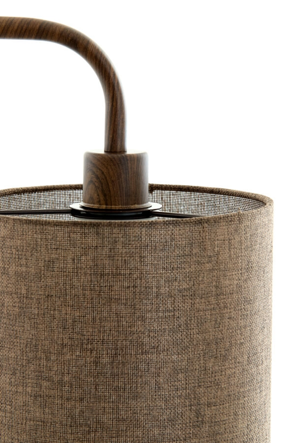Stehlampe Donio dunkler Holzdruck Light & Living 8717807759568