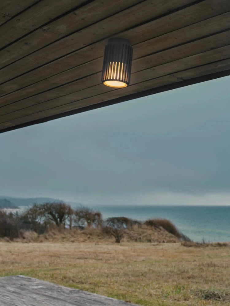Outdoor ceiling lamp Aludra IP54 - anthracite Nordlux 5704924022005