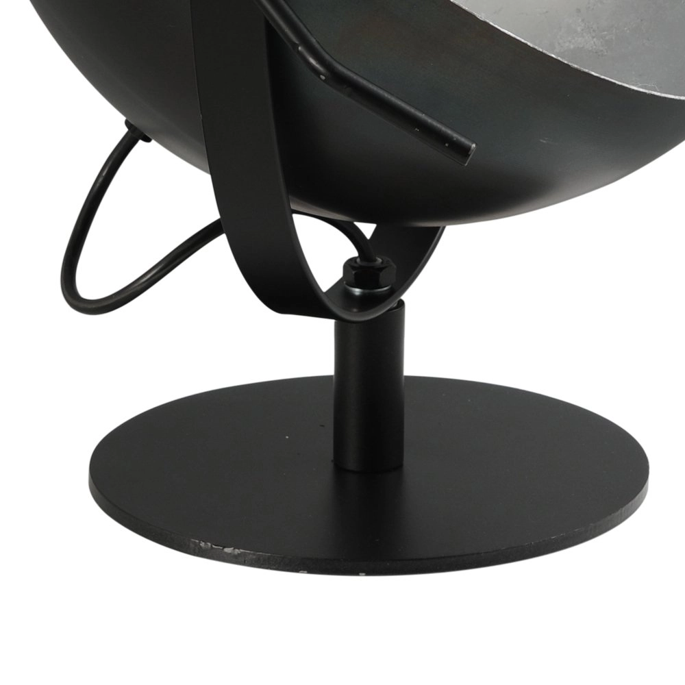 Tischlampe Industria Uplighter 30 cm schwarz mit altem silber Masterlight 8718121236704