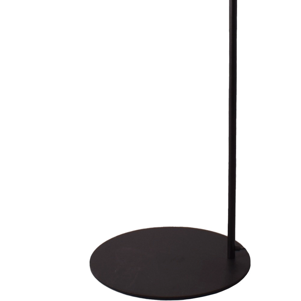 Stehlampe Lazise Schwarz mit Gold und weißem Glas Masterlight 8718121321943