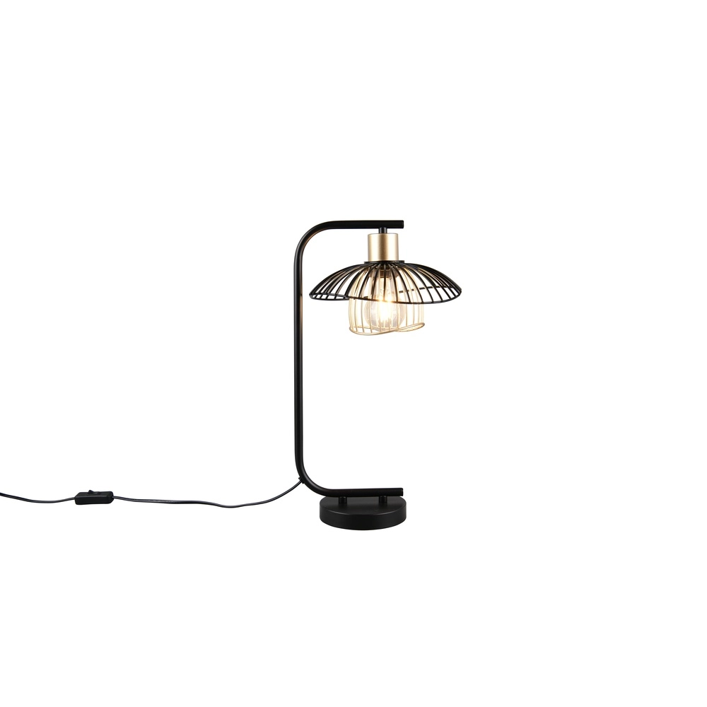 Tischlampe Lauris Schwarz Trio 4017807678123