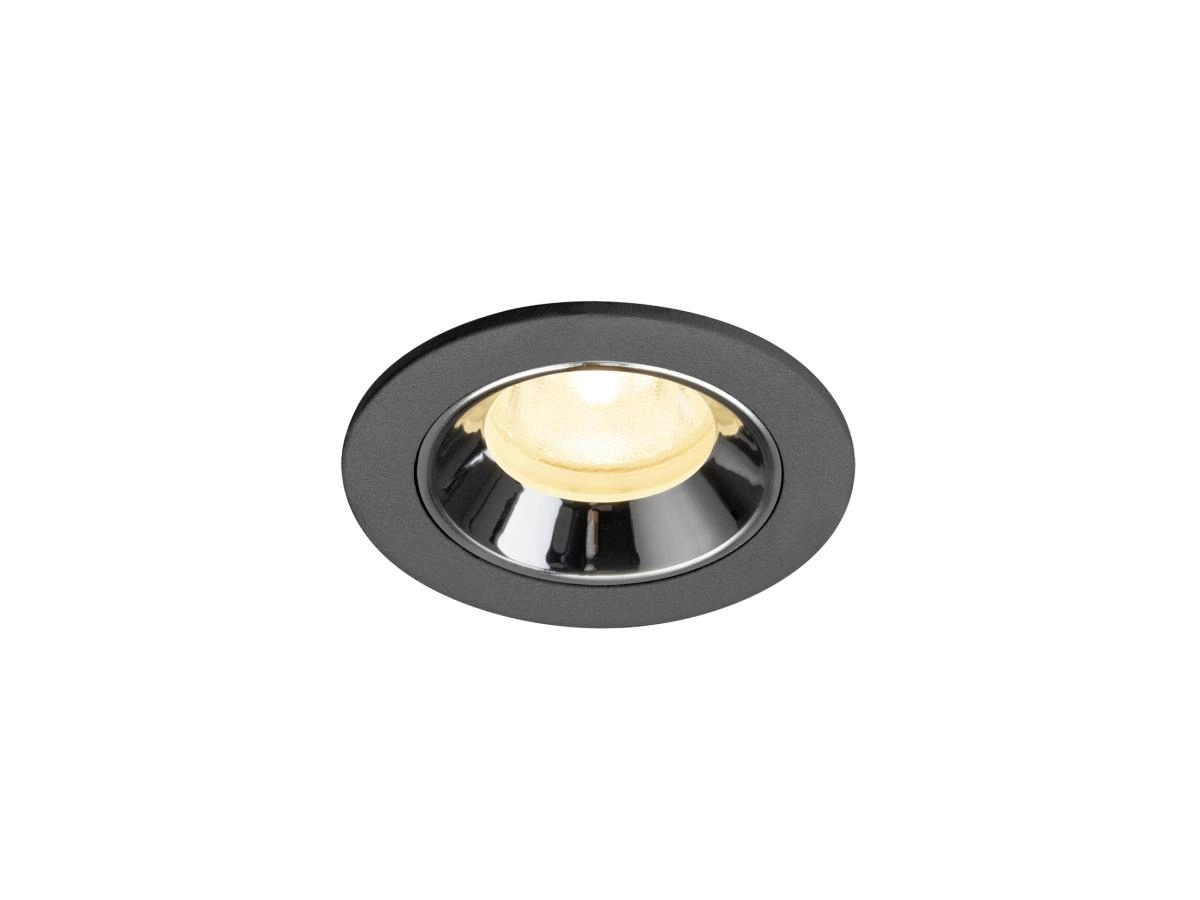 Einbau-Strahler Numinos XS schwarz/chrom 3000K - 40gr SLV 4024163314602