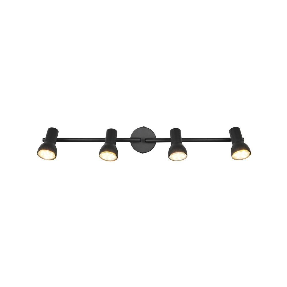 Deckenlampe Cantar schwarz 4-flammig Trio 4017807615944