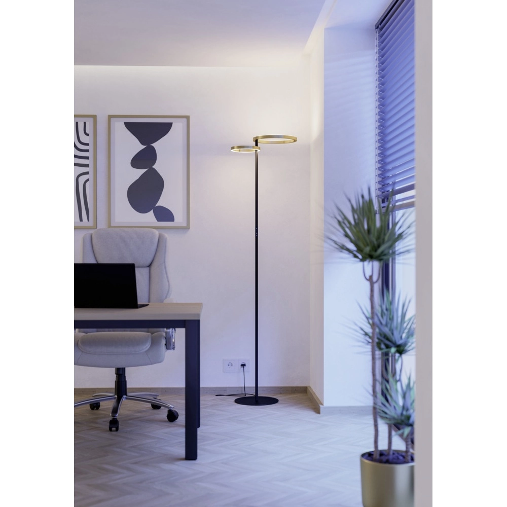 Design-Stehleuchte Castelpoto 1 Gold Eglo 9008606357321