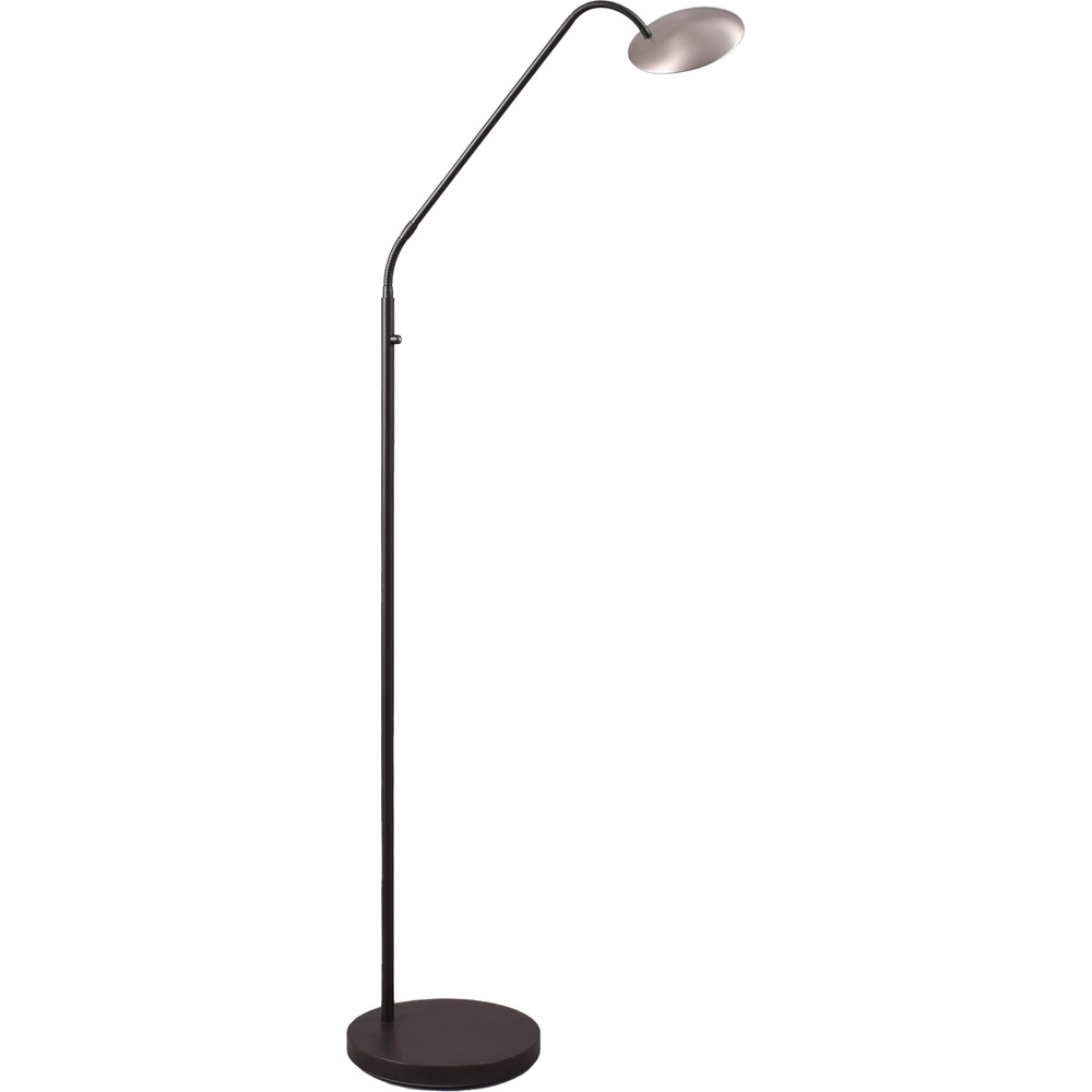 Flex-Leselampe Scala Schwarz mit Nickel