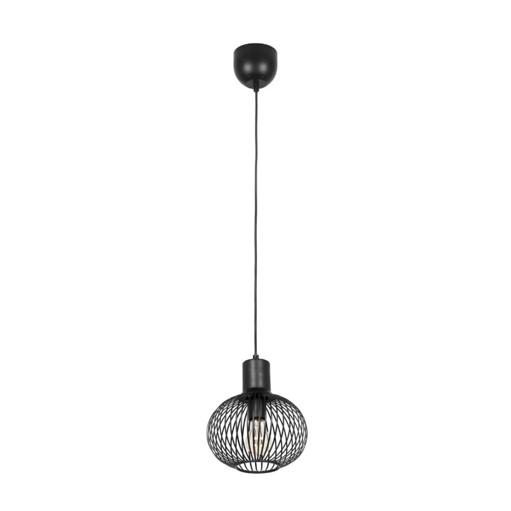 Hängelampe aus Draht Gila Ø 23cm - schwarz Trio 4017807617559