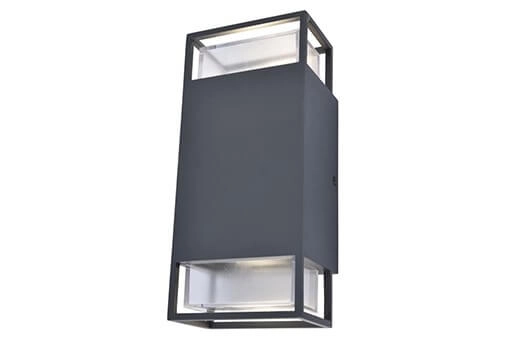 Aluminum wall lamp Ridge anthracite Lutec 6939412013787