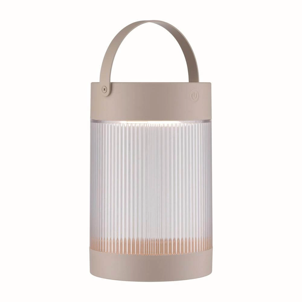 Tischlampe Coupar Sandbraun Solar Nordlux 5704924023453
