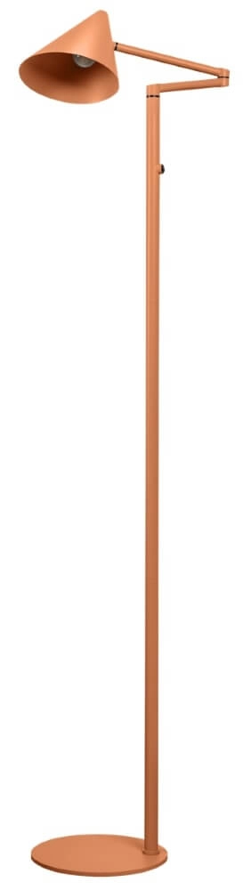 Stehlampe Marvis rosafarbenes Design