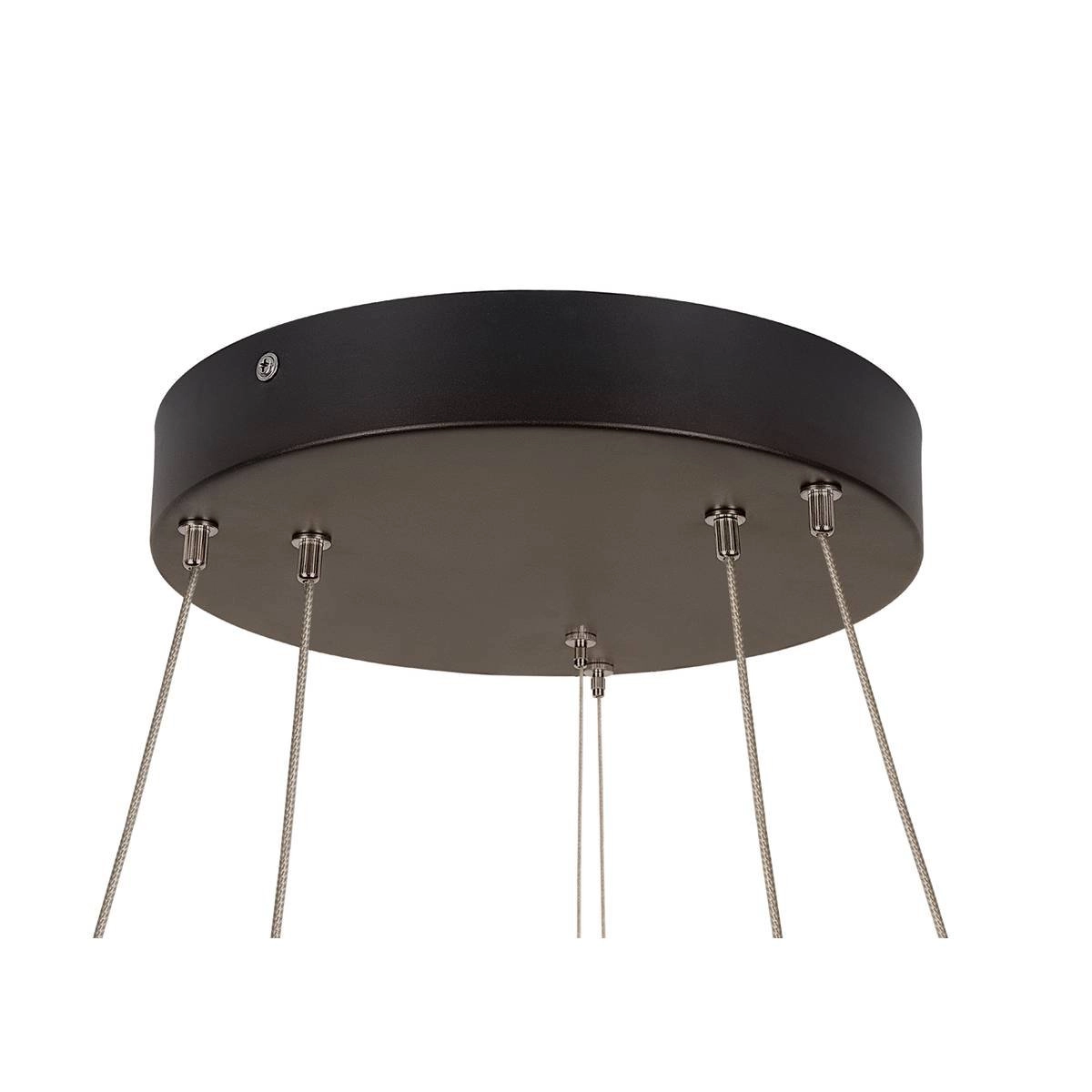 LED Hängelampe One 2-Ringe Ø 60 cm schwarz SLV 4024163249157