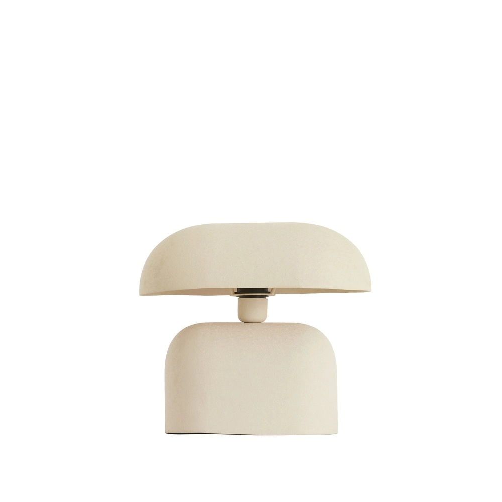 Tischlampe Todd Oval – matte Creme