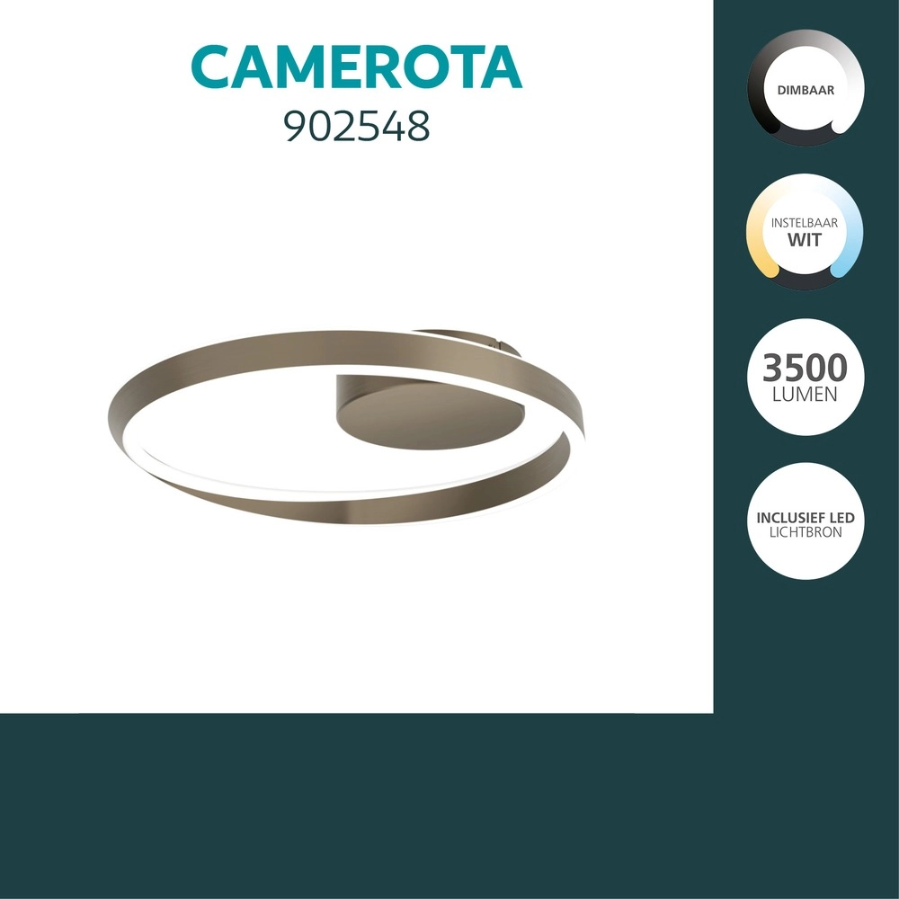 Design-Deckenlampe Camerota Dark Bronze Eglo 9008606391240
