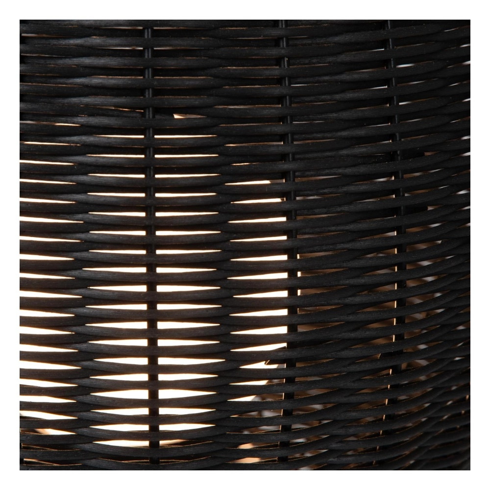 Wiederaufladbare Tischlampe Colin Ip44 Schwarz Lucide 5411212031846