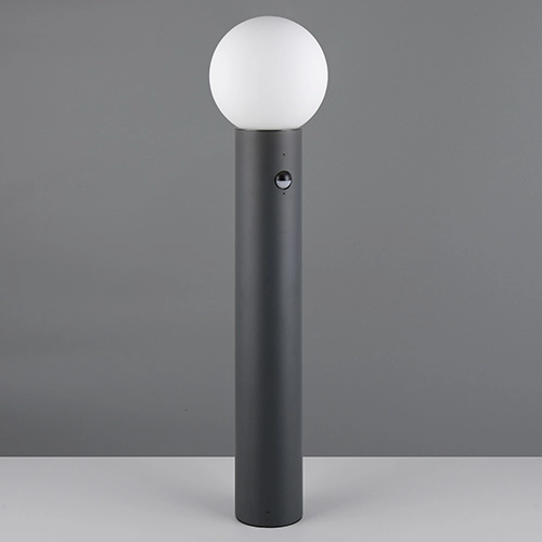 Kugel-Gartenlampe 80 cm Mures Anthrazit mit Sensor Trio 4017807687323