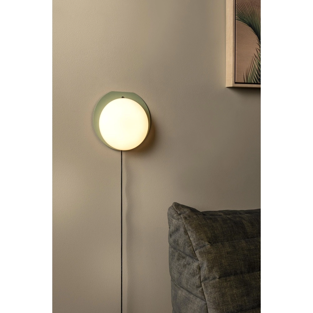 Design-Tischlampe Alinda Ø 20cm grün Lucide 5411212771605