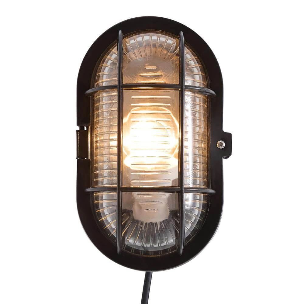 Klassische stabile Lampe Skotlampe schwarz Nordlux 4017506013331