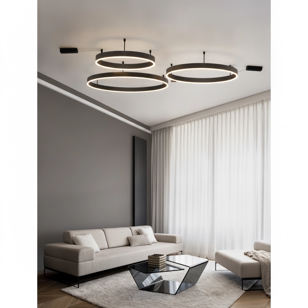 Deckenlampe Motif schwarz Ø 100cm