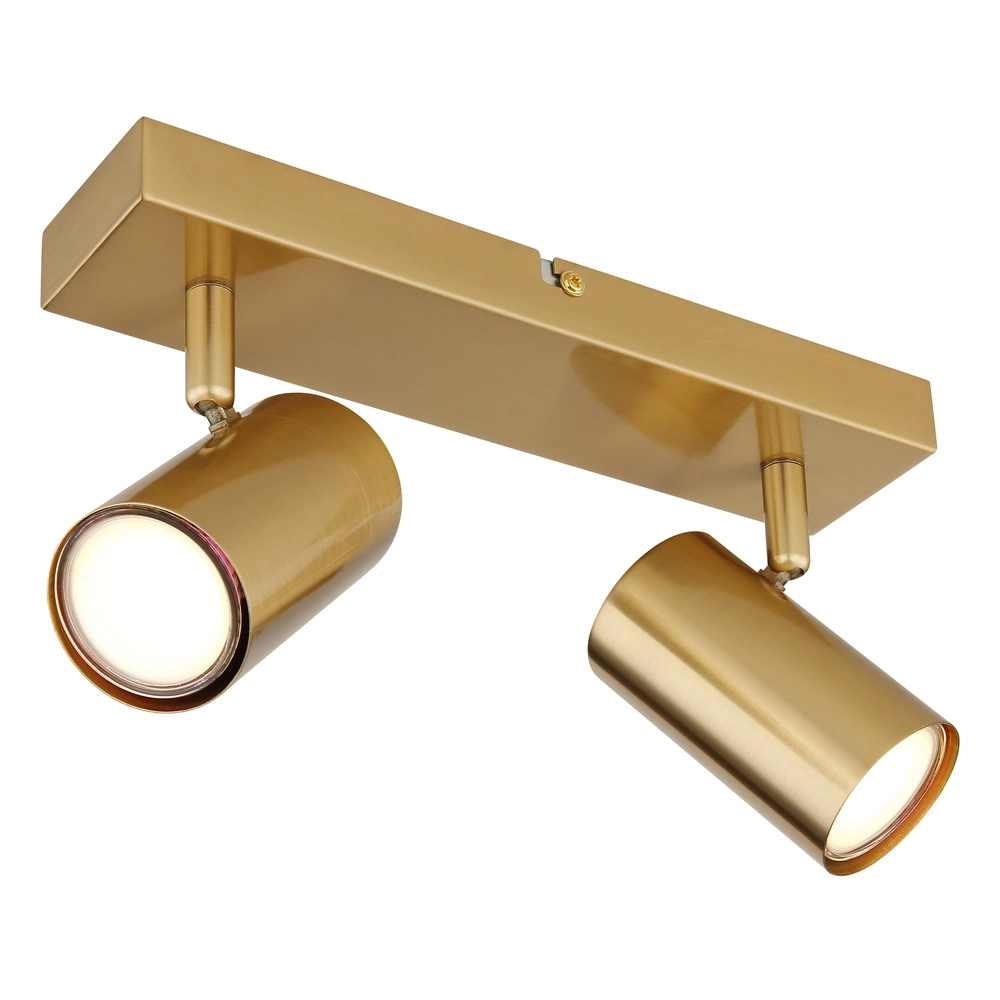 Deckenlampe 2-Leuchten Robby Gold