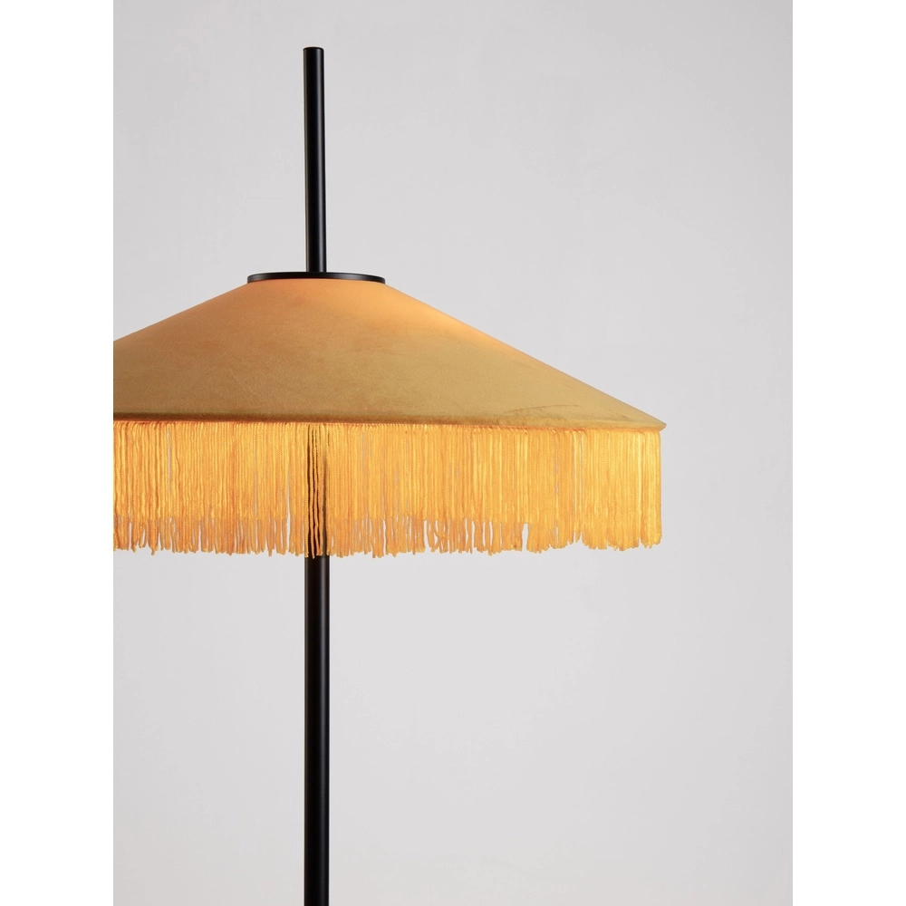 Tiffany-Stehlampe Velvy Gelb Lyora 5212017493811