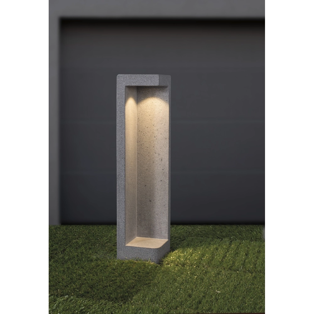 Design-Gartenleuchte Grante Beton grau Lyora 5212017426963