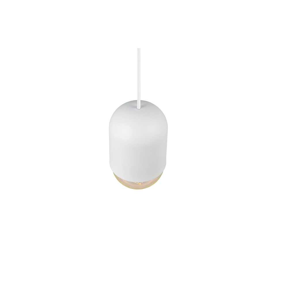 Einzigartige Pendelleuchte Nara weiß Ø 10,5cm Trio 4017807661798