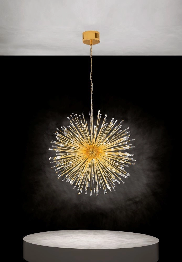 Pendelleuchte Vivaldo 1 98 cm gold Stars of Light 9002759392567