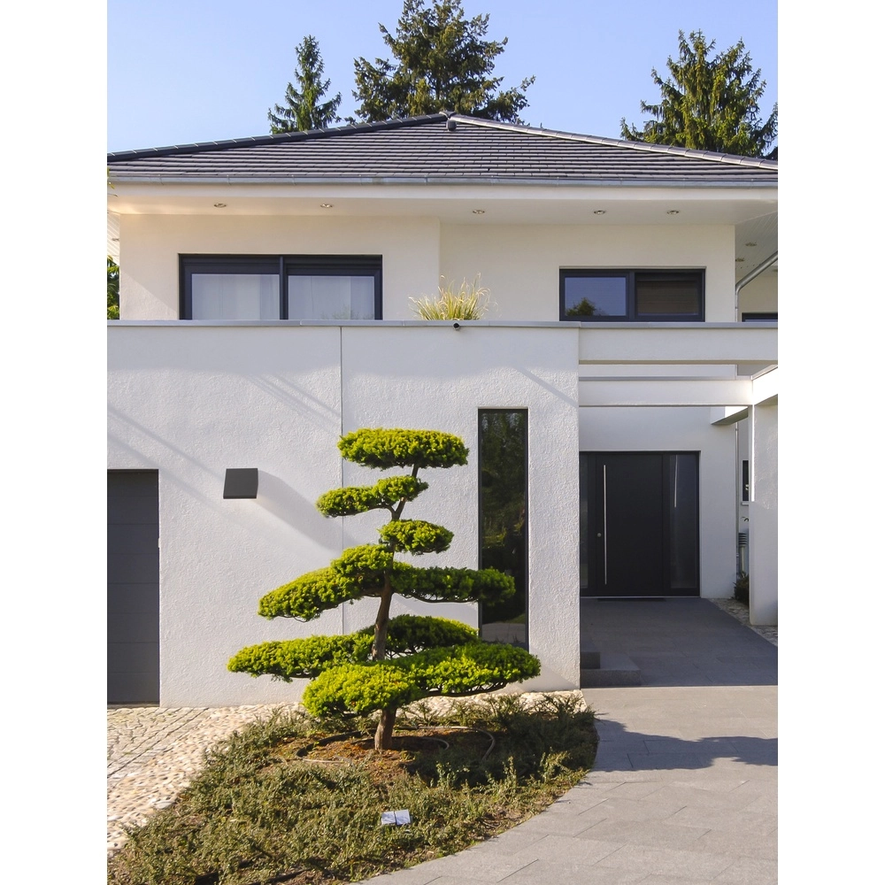 Einzigartige Wandleuchte Parris anthrazit Lyora 5212017432773