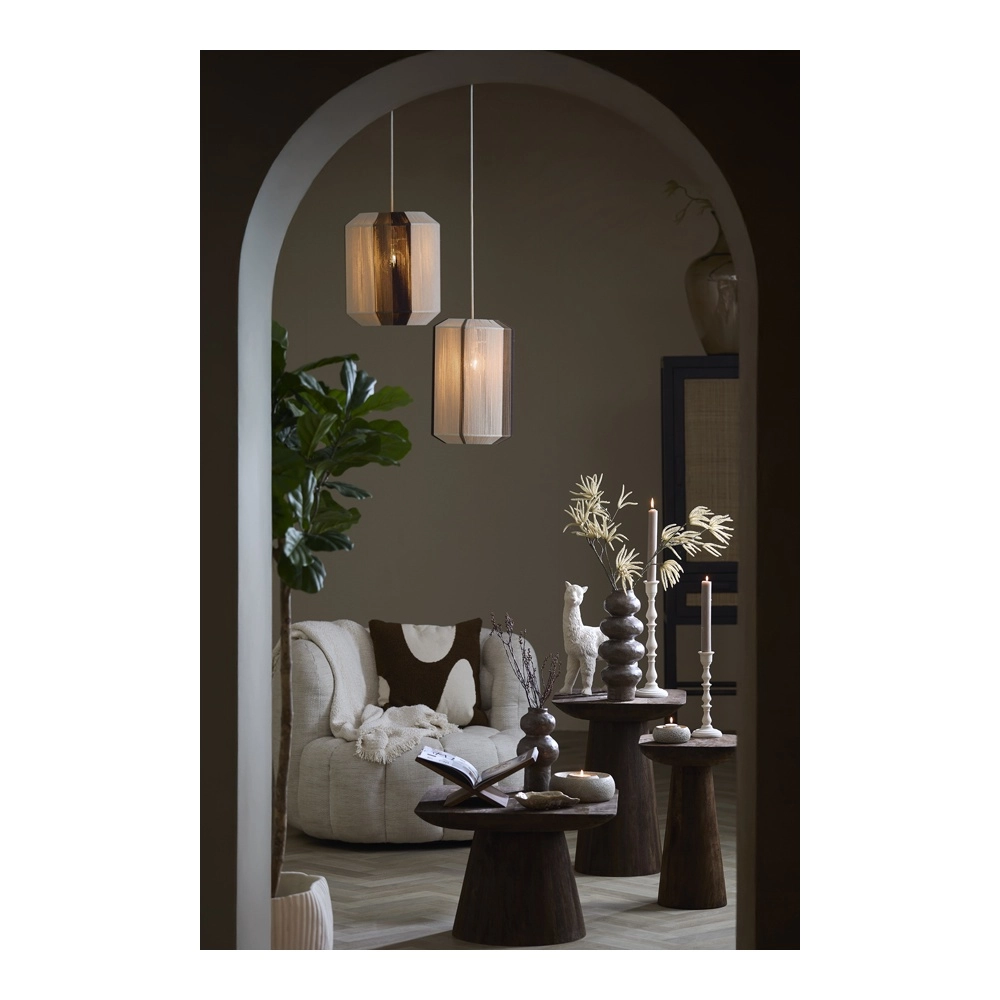 Japandi-Pendellampe Kozana Ø 30cm Light & Living 8717807786380