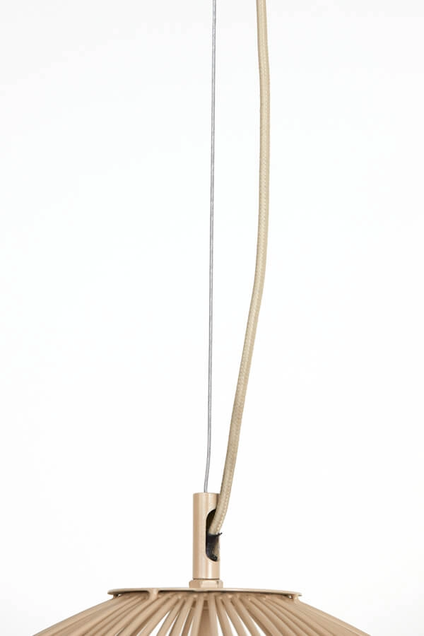 Cremefarbene Pendelleuchte Rilana Ø 56cm Light & Living 8717807649807