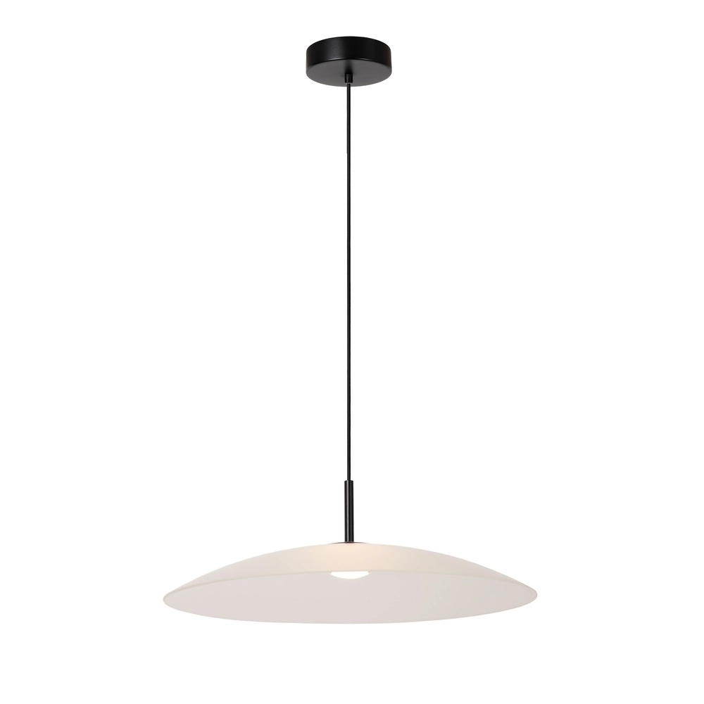 Elegante Pendellampe Menga Ø 60 cm weißes Glas Premium by Lucide 5411212251152