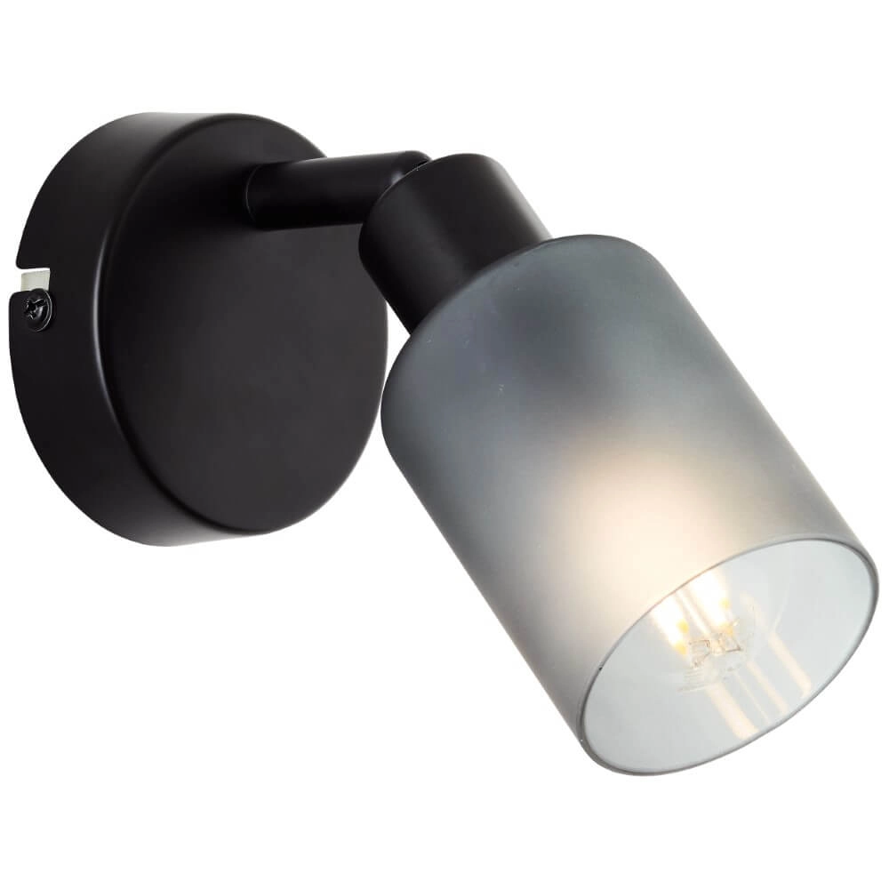 Schwarze Wandlampe Loralie Brilliant 4004353413223