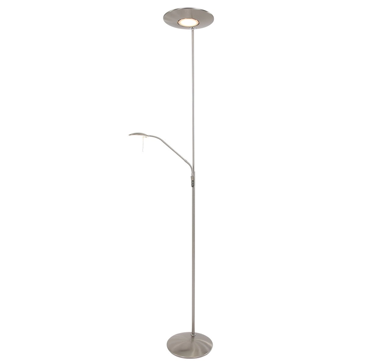 LED-Leselampe Zodiac 2-leichter Metallgrau