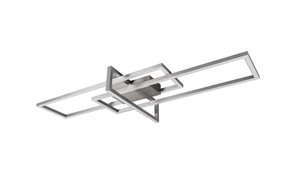 LED-Deckenlampe Salinas 100cm grau Trio 4017807487862