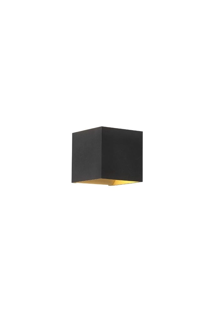 Aufputz-Spot Newton Up & Down Schwarz und Gold Searchlight 5053423285092