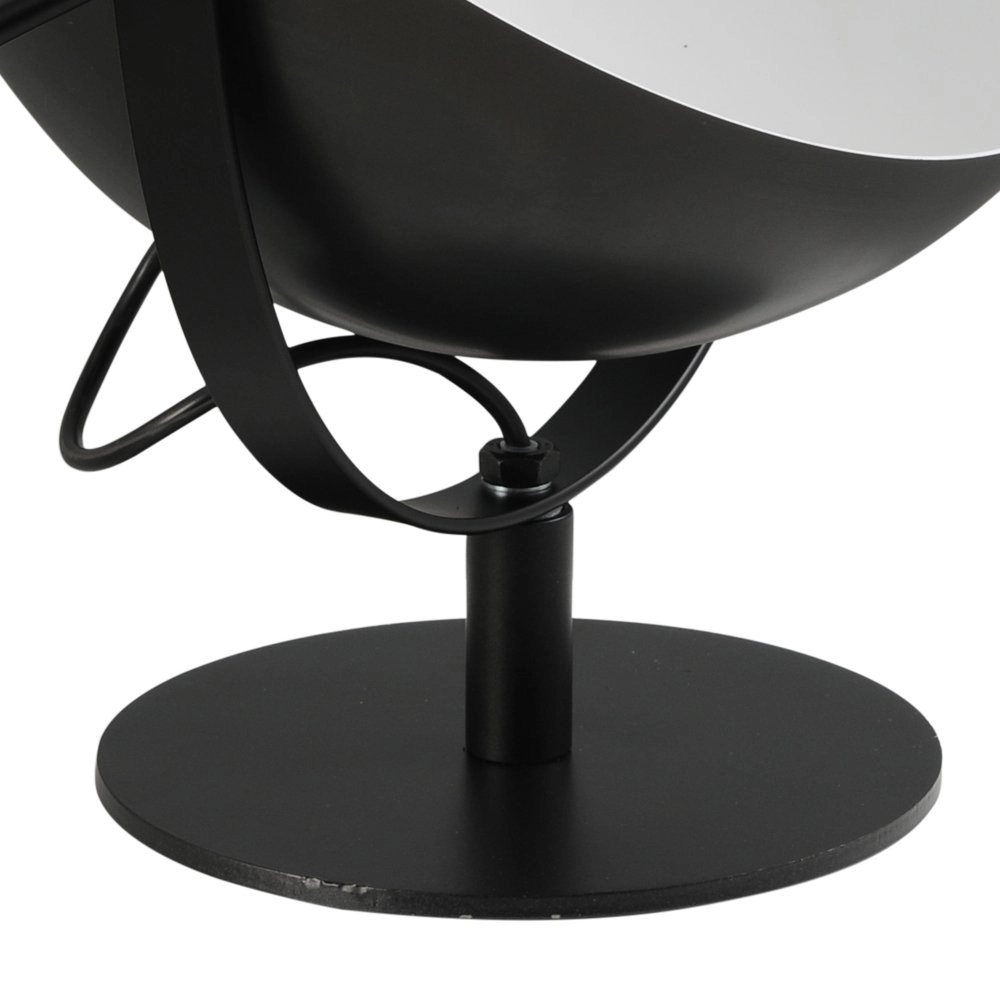 Tischlampe Industria Uplighter 30 cm schwarz mit weiß Masterlight 8718121236681