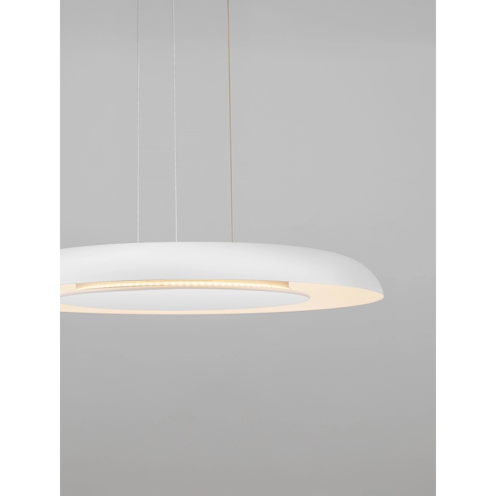 Moderne Pendelleuchte Epos Ø 60cm weiß Lyora 5212017463241