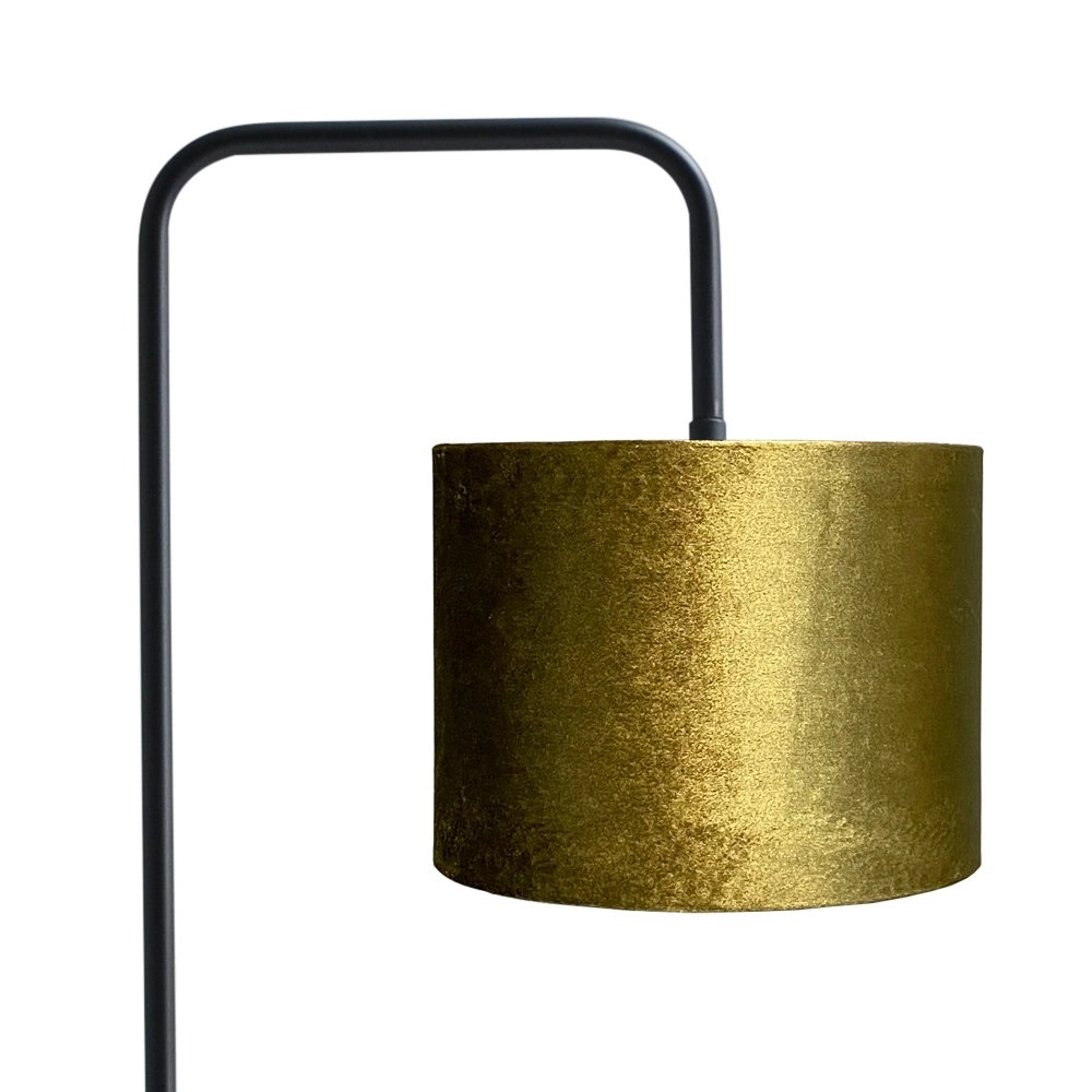 Stehtischlampe Venus 152cm mit olivgrünem Lampenschirm Masterlight 8718121245010