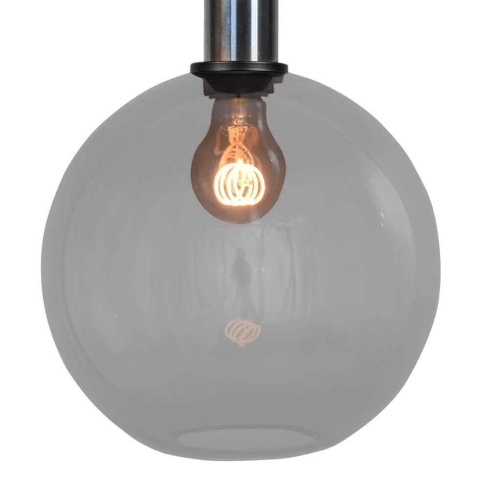 Hängelampe Ø 25cm Bella 2 Gesprenkeltes Öl mit Rauchglas Masterlight 8718121334219