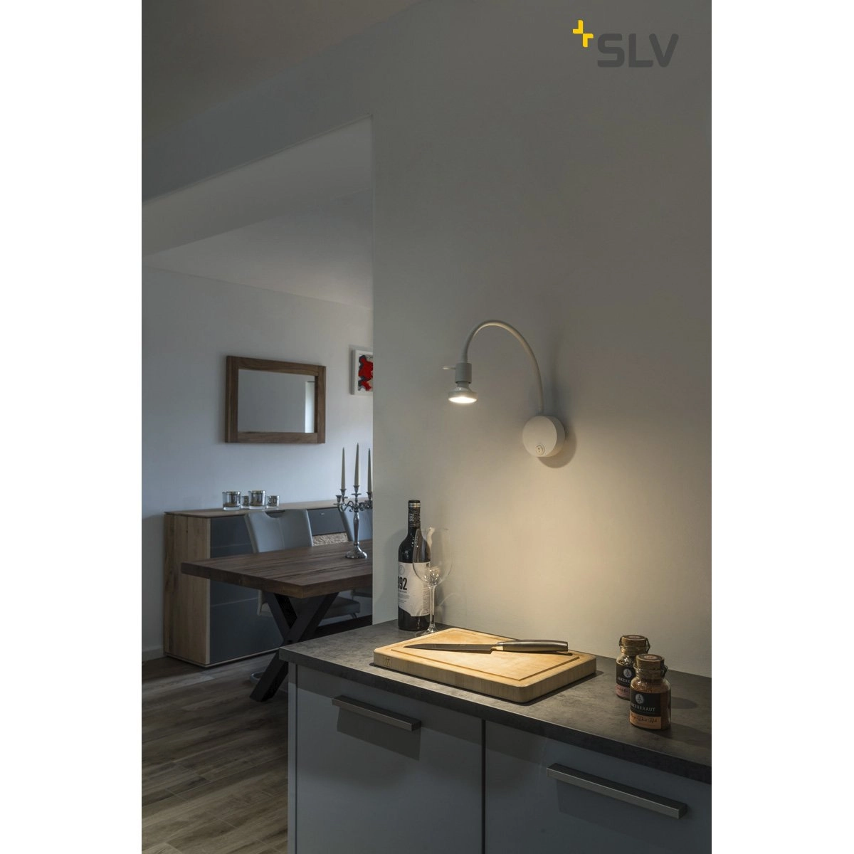 Flexibel Leselampe Dio Flex Weiß SLV 4024163228312