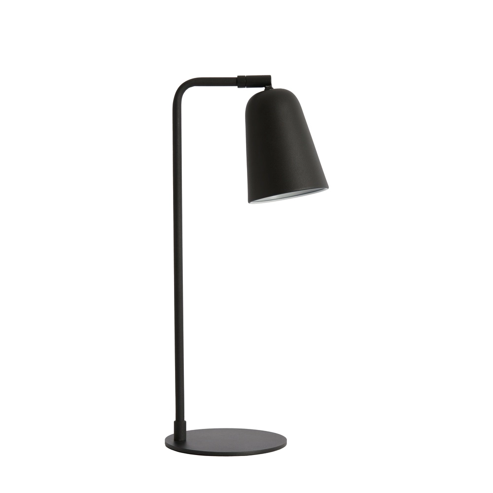 Schwarze Schreibtischlampe Salomo