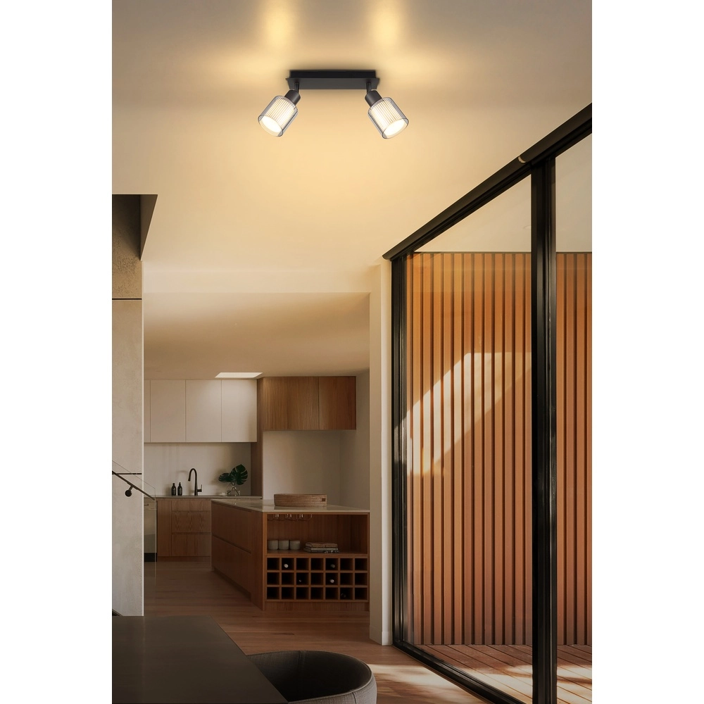 Design-Deckenlampe Villegas 2-Leicht-Schießmetall Globo 9007371572946