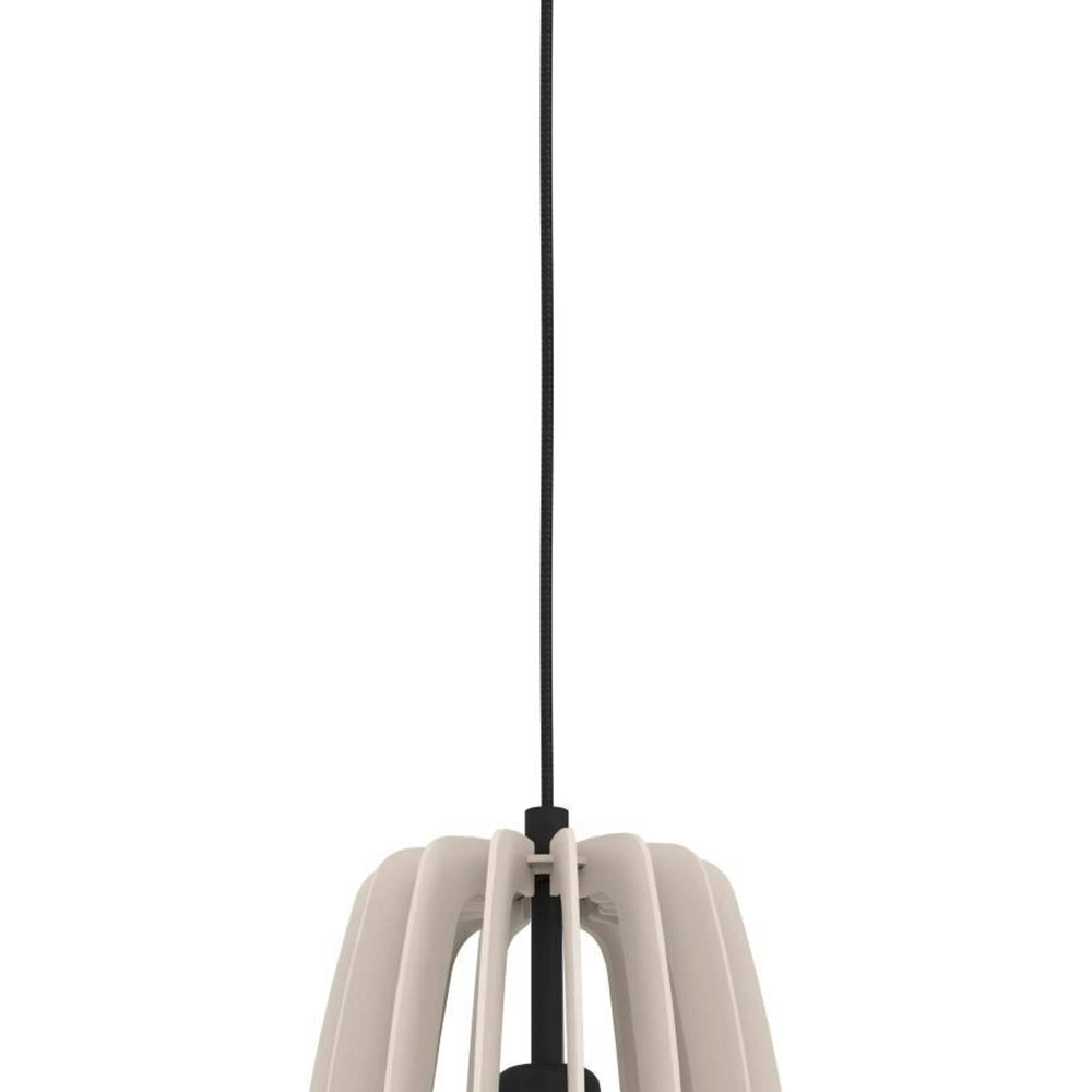 Weiße Hängelampe Bajazzara Ø 26cm Eglo 9008606244324