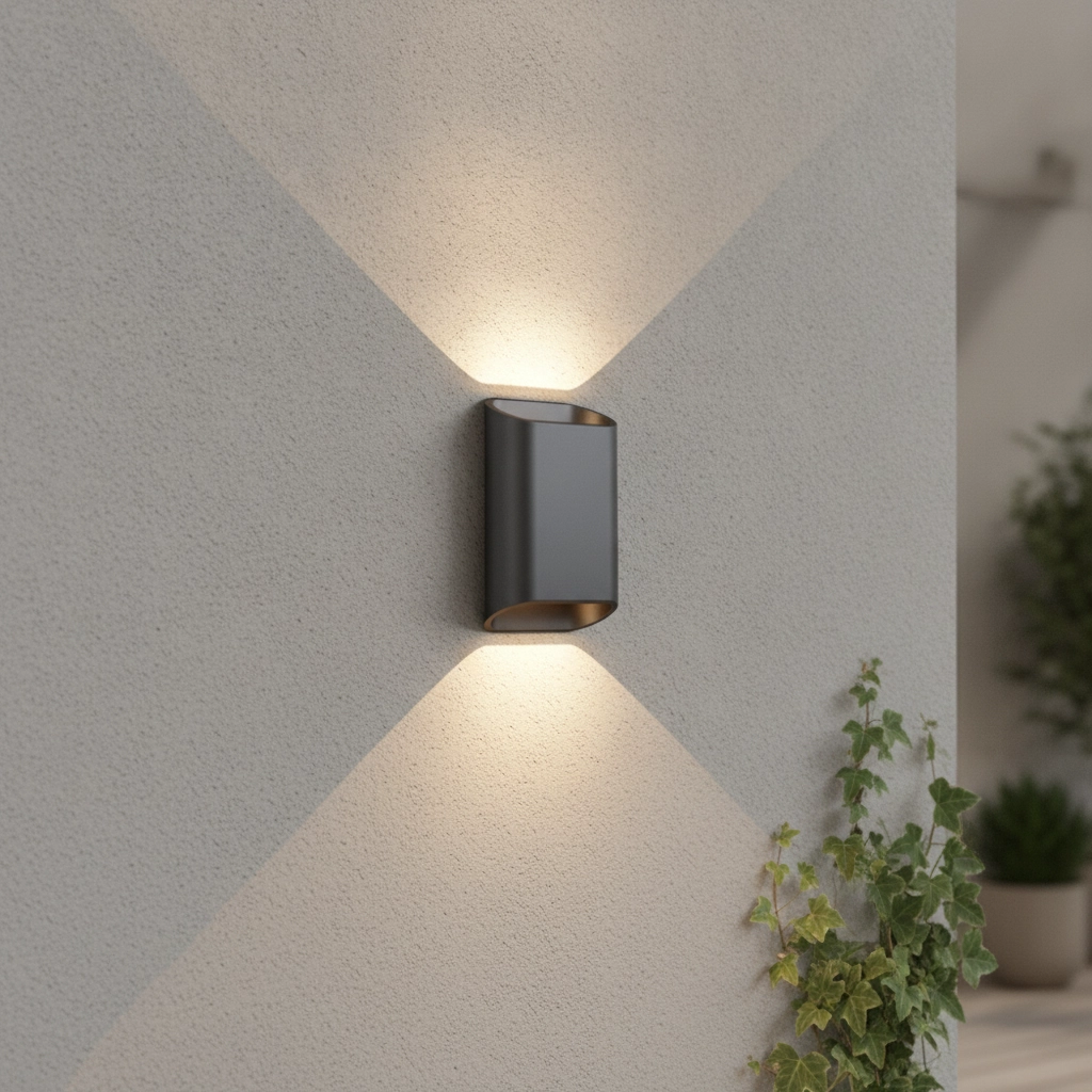 Design-Wandlampe Diaz-S schwach bis warmes Schwarz