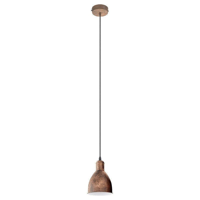 Pendelleuchte Priddy Shuttlebraun braun Eglo 9002759494926