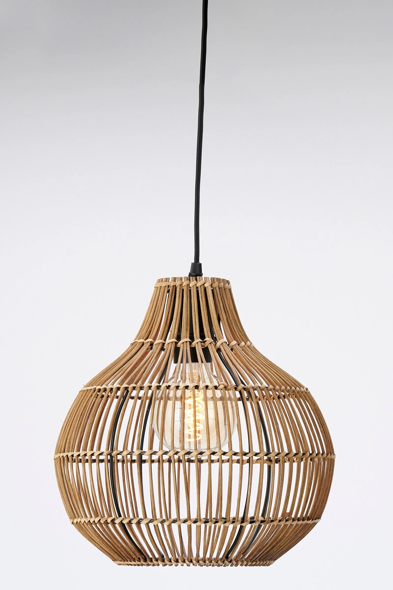 Pendelleuchte Pacino Rattan Ø 30cm Light & Living 8717807614539