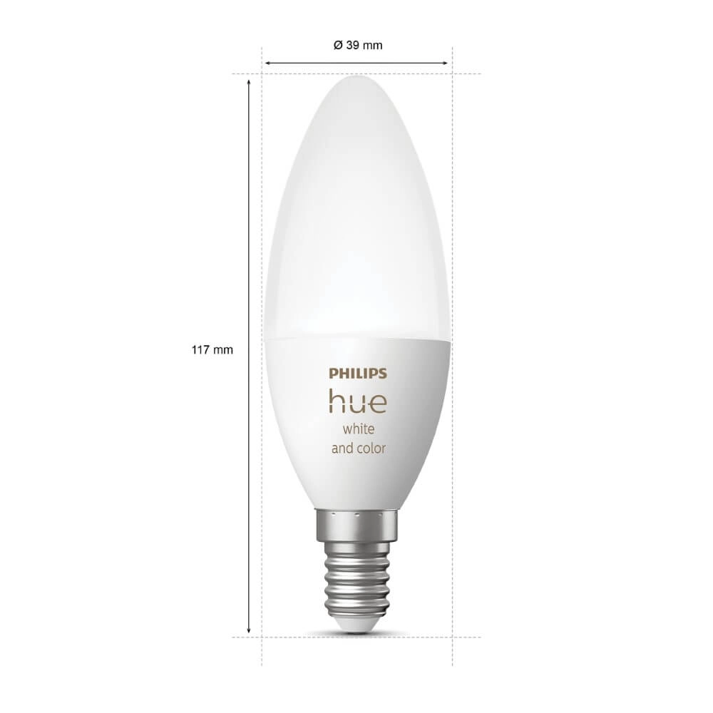 Hue - E14 - 5W - White and Color 2er-Set Philips 8719514356719