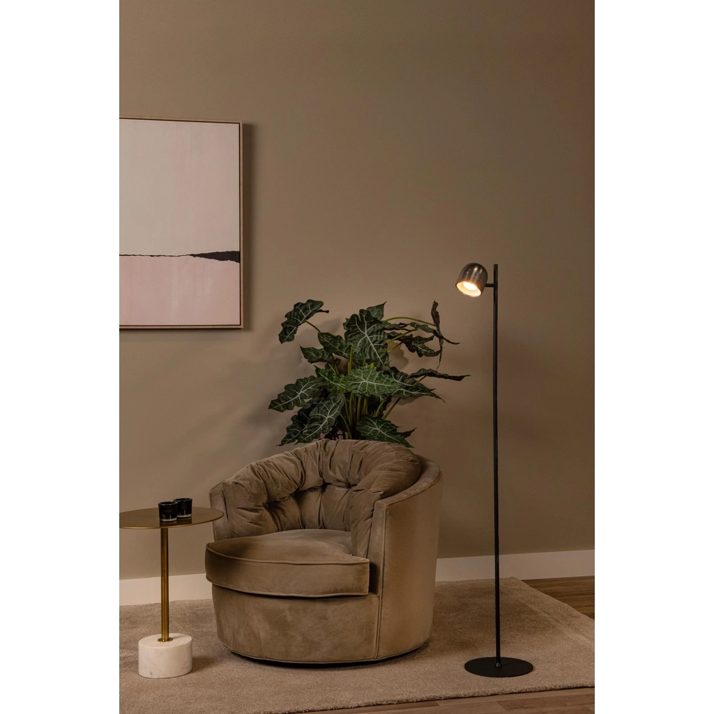 Wiederaufladbare Stehlampe Skanska Rech Metallisch-Grau Lucide 5411212032157
