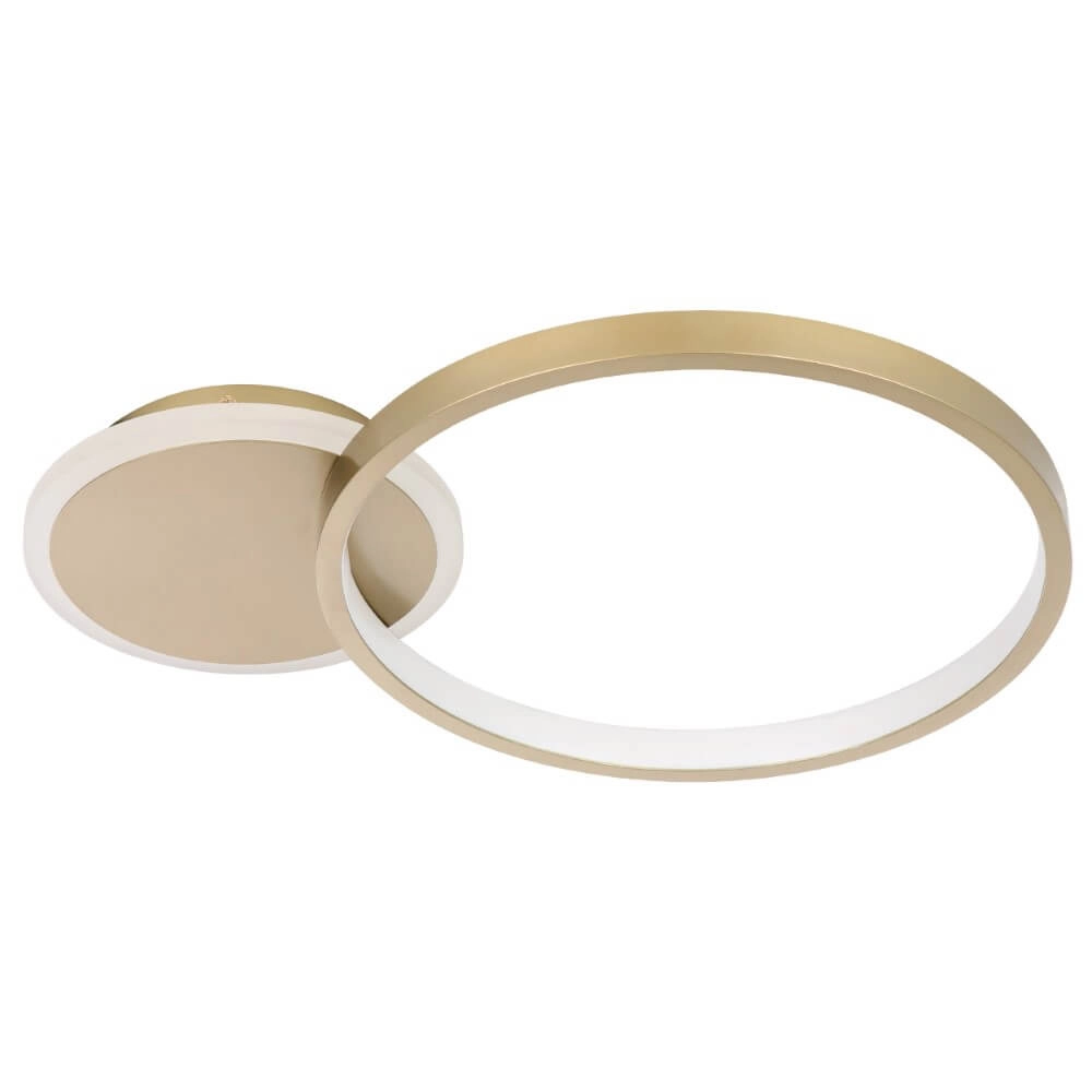 Verstellbare LED-Deckenleuchte Gafares rund - gold