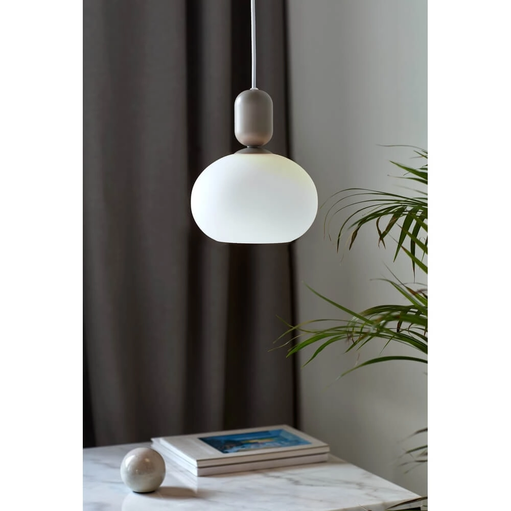 Pendelleuchte Notti Grau mit Weiß Nordlux 5704924001796