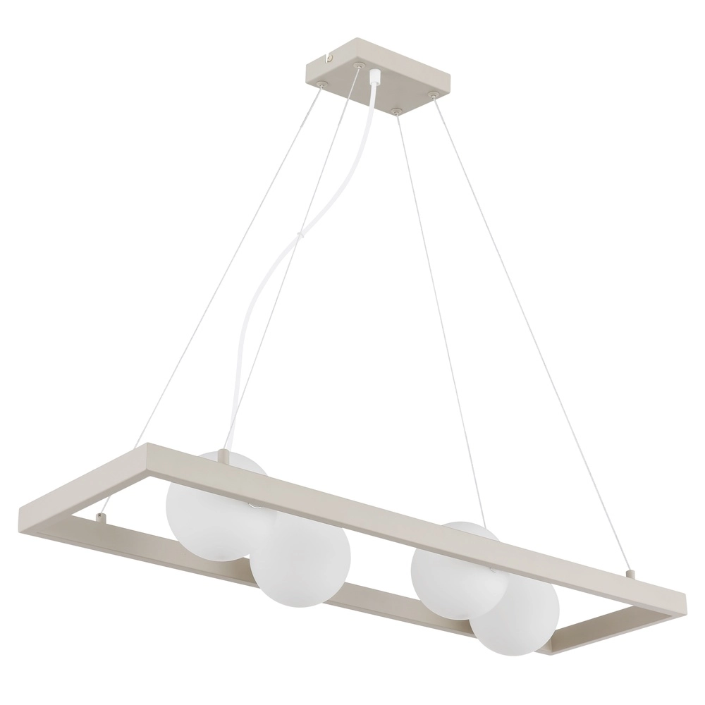 Design-Pendellampe Nanda Sandbraun Globo 9007371576036
